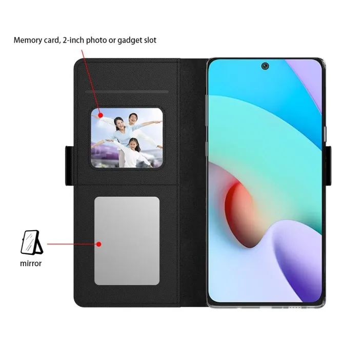 Housse Xiaomi 15T Pro Flip premium porte cartes avec miroir