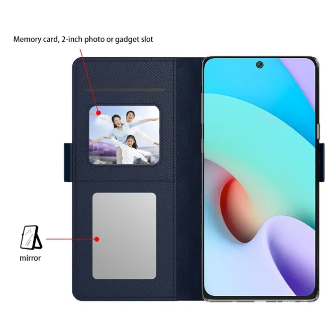 Housse Xiaomi 15T Pro Flip premium porte cartes avec miroir