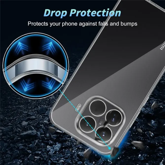 Coque transparente Xiaomi 15T Pro avec protection d'écran en verre tre