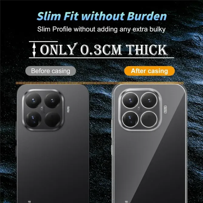 Coque transparente Xiaomi 15T Pro avec protection d'écran en verre tre