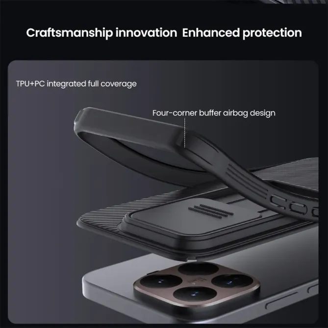 Coque Xiaomi 15T Pro CamShield avec cache objectif arrière