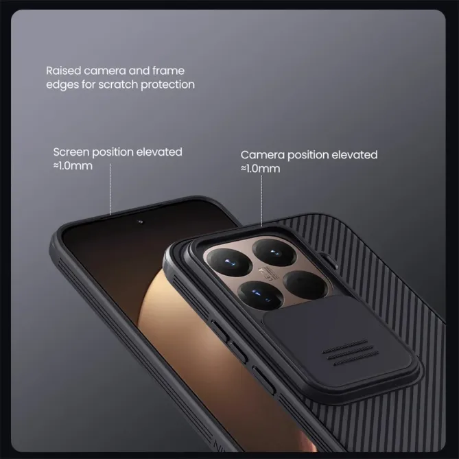 Coque Xiaomi 15T Pro CamShield avec cache objectif arrière
