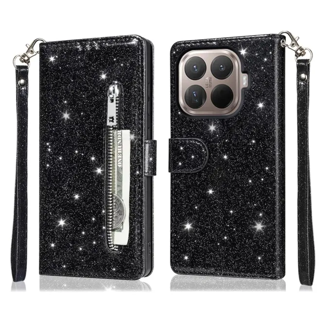 Housse Xiaomi 15T Pro Pailletée Fermeture Zip
