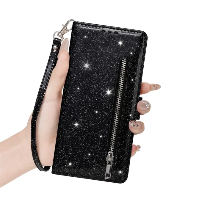 Housse Xiaomi 15T Pro Pailletée Fermeture Zip