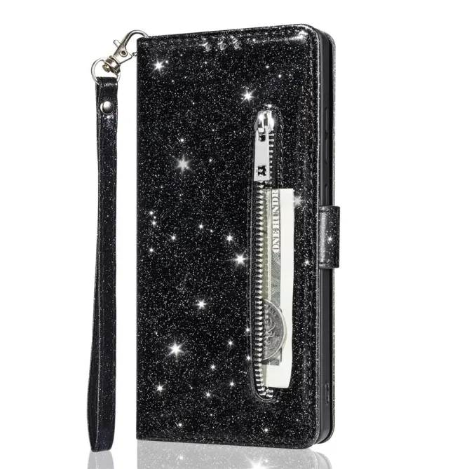 Housse Xiaomi 15T Pro Pailletée Fermeture Zip