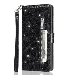 Housse Xiaomi 15T Pro Pailletée Fermeture Zip