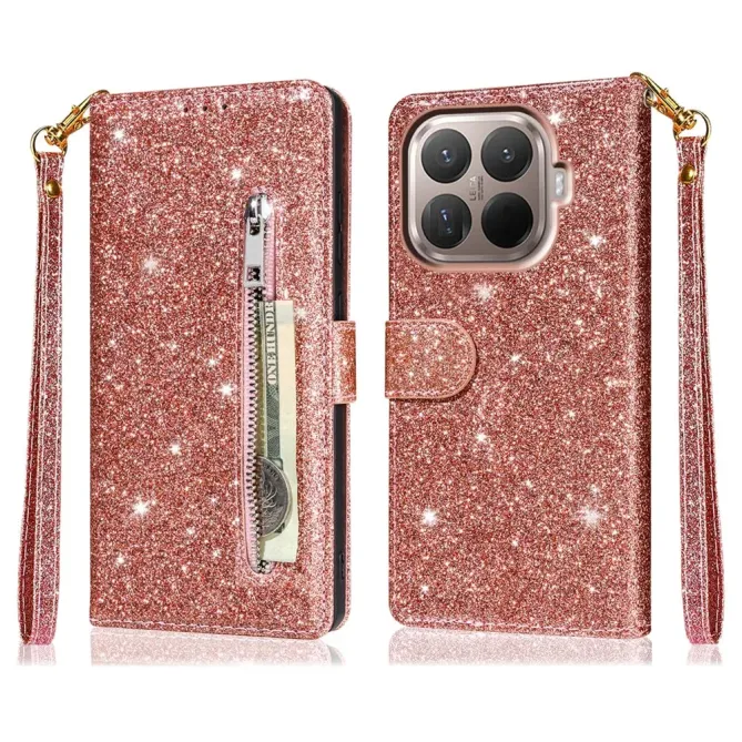 Housse Xiaomi 15T Pro Pailletée Fermeture Zip