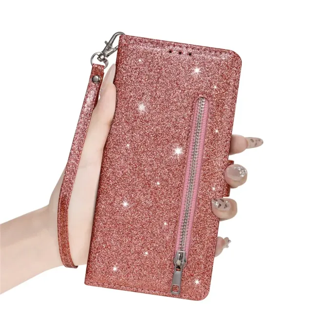 Housse Xiaomi 15T Pro Pailletée Fermeture Zip