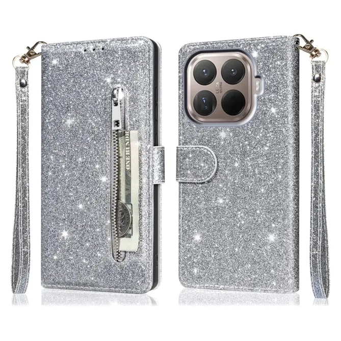 Housse Xiaomi 15T Pro Pailletée Fermeture Zip