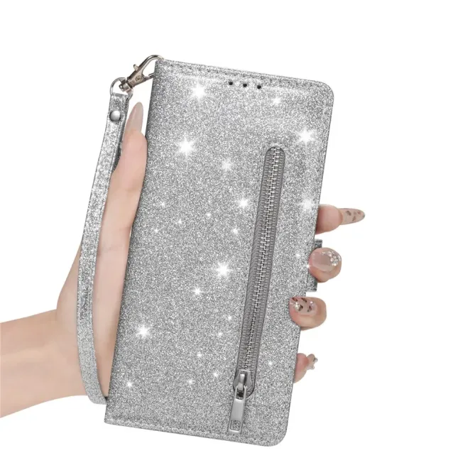Housse Xiaomi 15T Pro Pailletée Fermeture Zip