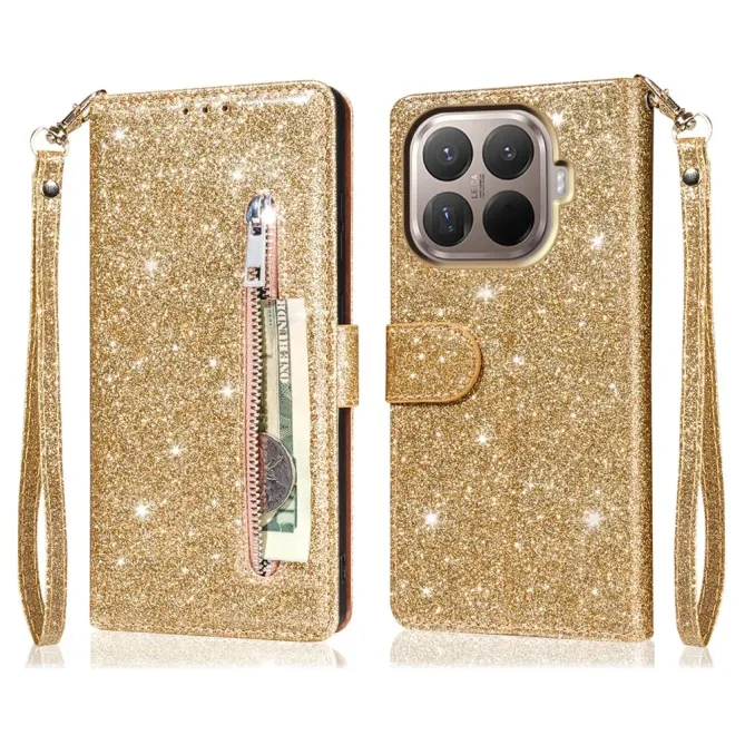 Housse Xiaomi 15T Pro Pailletée Fermeture Zip