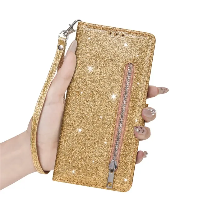 Housse Xiaomi 15T Pro Pailletée Fermeture Zip