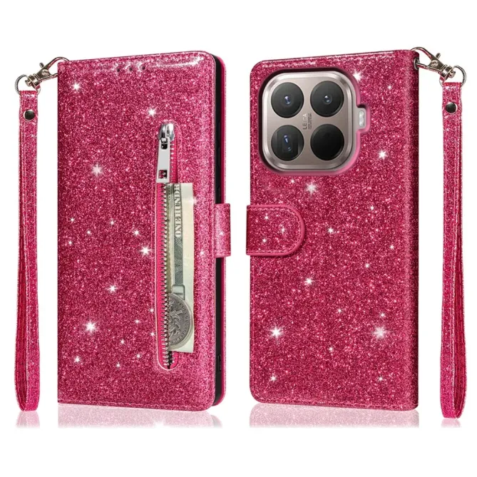 Housse Xiaomi 15T Pro Pailletée Fermeture Zip
