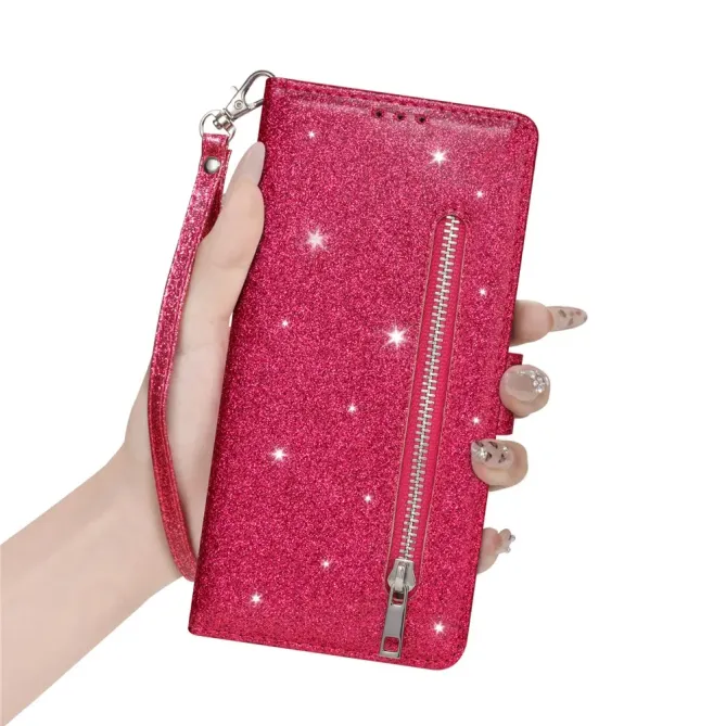 Housse Xiaomi 15T Pro Pailletée Fermeture Zip