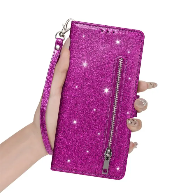 Housse Xiaomi 15T Pro Pailletée Fermeture Zip