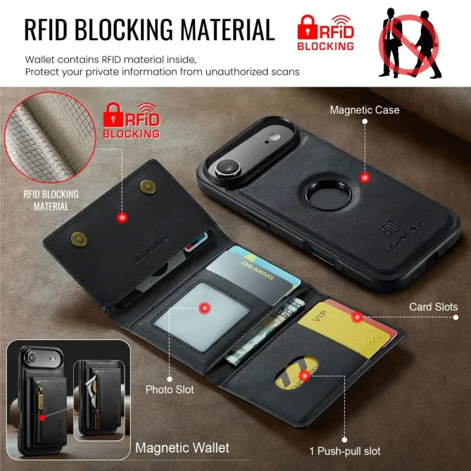Coque iPhone Air Portefeuille Amovible | M5 Series