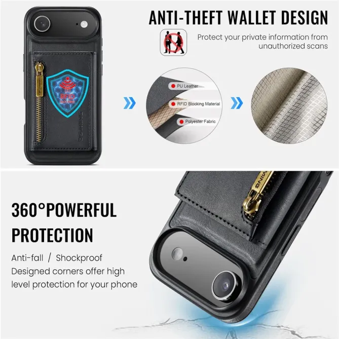 Coque iPhone Air Portefeuille Amovible | M5 Series