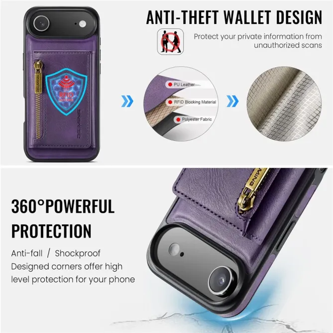 Coque iPhone Air Portefeuille Amovible | M5 Series
