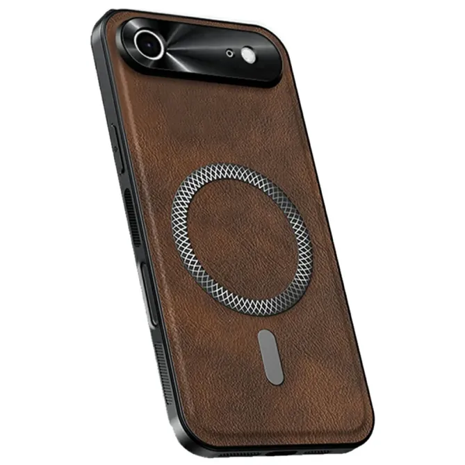 Coque iPhone Air Compatible MagSafe Cadre Métal