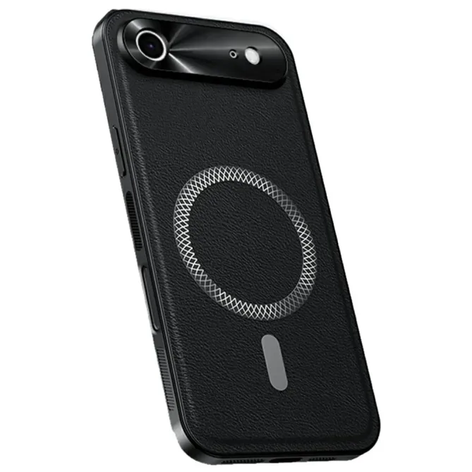 Coque iPhone Air Compatible MagSafe Cadre Métal