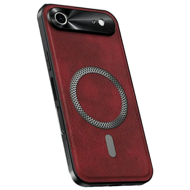 Coque iPhone Air Compatible MagSafe Cadre Métal