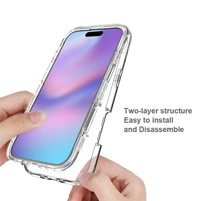 Coque iPhone Air transparent dégradé de couleur