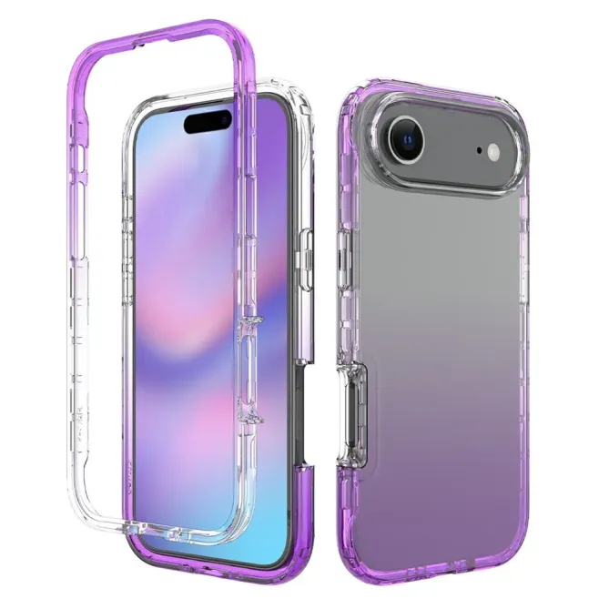 Coque iPhone Air transparent dégradé de couleur
