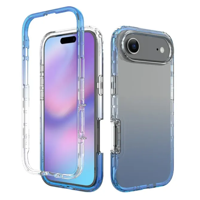 Coque iPhone Air transparent dégradé de couleur