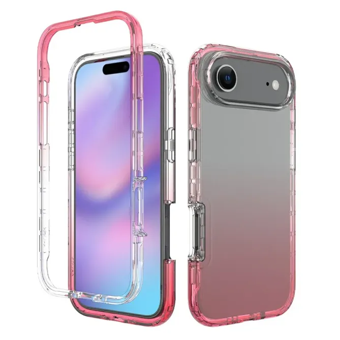 Coque iPhone Air transparent dégradé de couleur