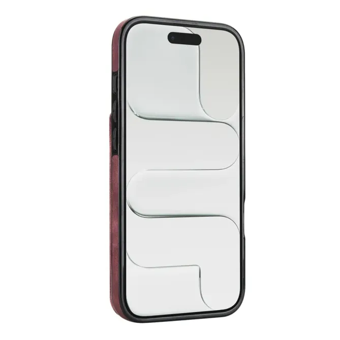 Coque iPhone Air Zippée RFID Porte-cartes Rétro