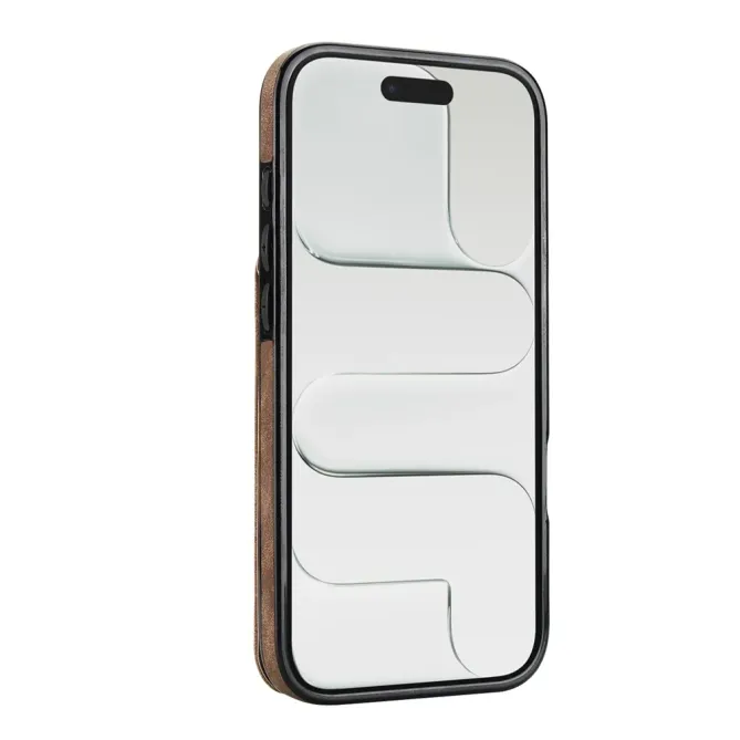 Coque iPhone Air Zippée RFID Porte-cartes Rétro