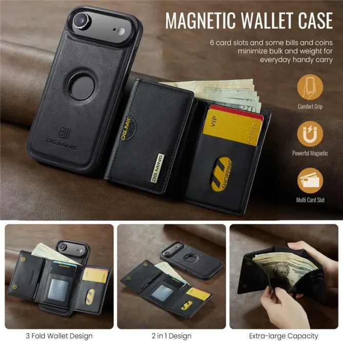 Coque iPhone Air avec Porte-Cartes Amovible M6 Series