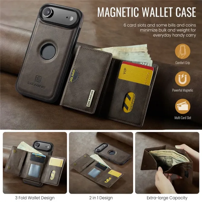 Coque iPhone Air avec Porte-Cartes Amovible M6 Series