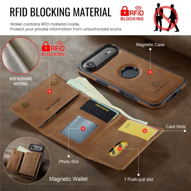 Coque iPhone Air avec Porte-Cartes Amovible M6 Series