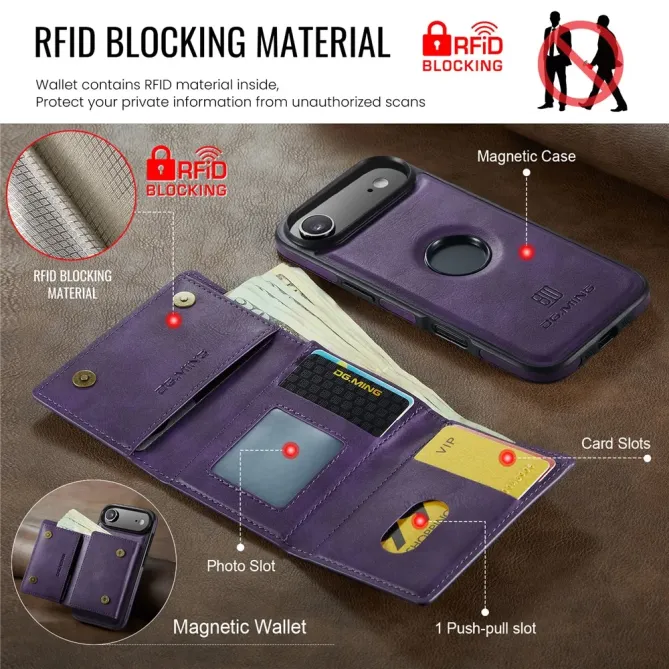 Coque iPhone Air avec Porte-Cartes Amovible M6 Series