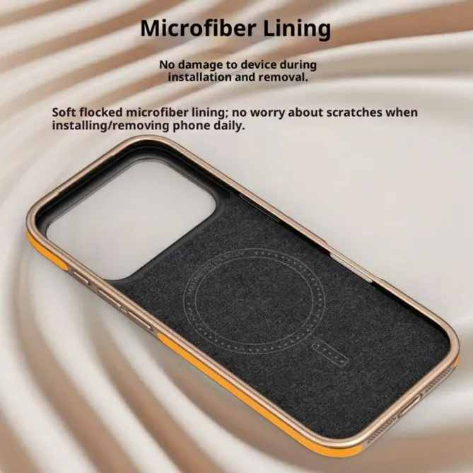 Coque iPhone Air Magnétique Support Rotatif Finition Métallisée