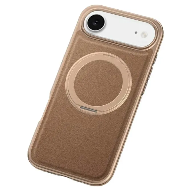 Coque iPhone Air Magnétique Support Rotatif Finition Métallisée