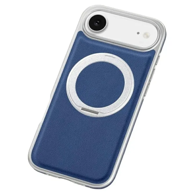 Coque iPhone Air Magnétique Support Rotatif Finition Métallisée