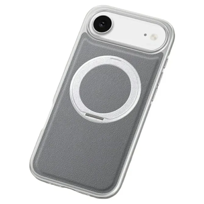 Coque iPhone Air Magnétique Support Rotatif Finition Métallisée