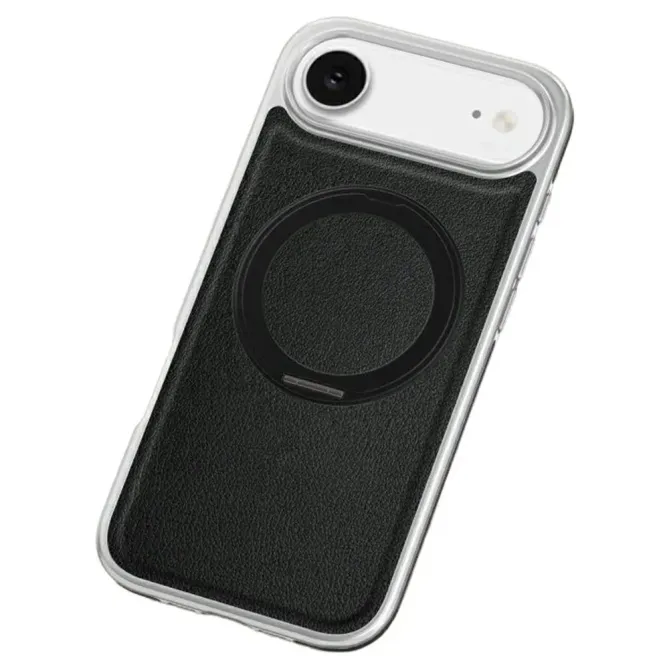 Coque iPhone Air Magnétique Support Rotatif Finition Métallisée