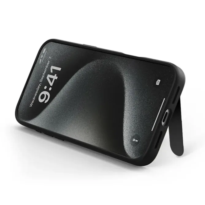 Coque iPhone 17 Pro MagSafe Support Invisible | Série Slate