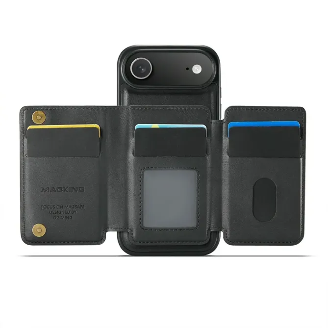 K3 Series | Coque iPhone Air Compatible MagSafe Style Cuir