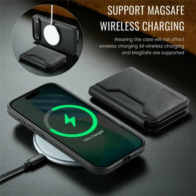 K3 Series | Coque iPhone Air Compatible MagSafe Style Cuir