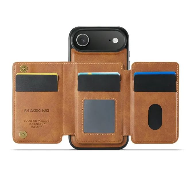 K3 Series | Coque iPhone Air Compatible MagSafe Style Cuir