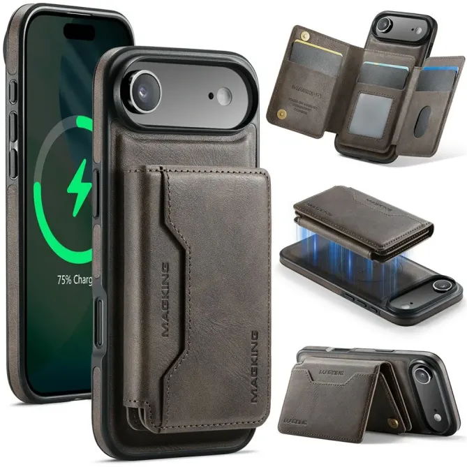K3 Series | Coque iPhone Air Compatible MagSafe Style Cuir