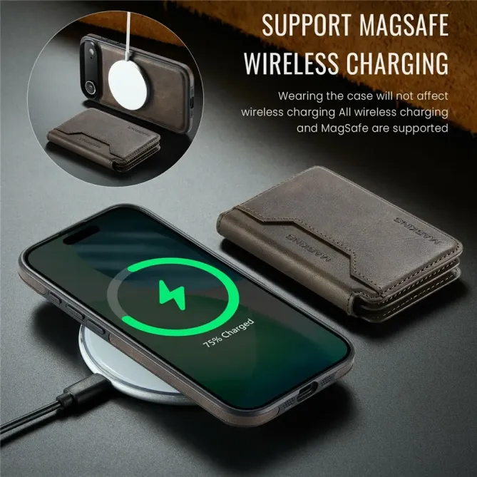 K3 Series | Coque iPhone Air Compatible MagSafe Style Cuir