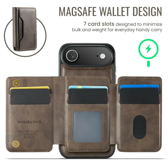 K3 Series | Coque iPhone Air Compatible MagSafe Style Cuir