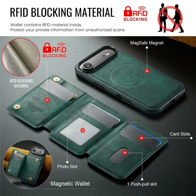 K3 Series | Coque iPhone Air Compatible MagSafe Style Cuir