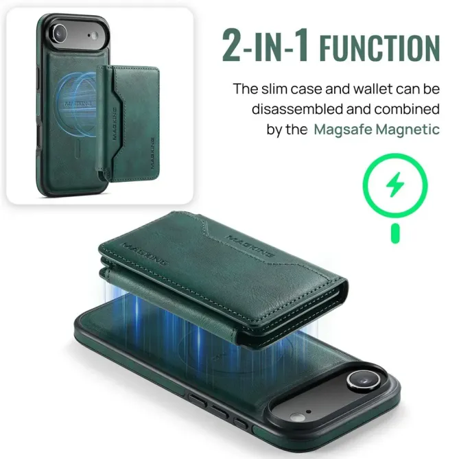 K3 Series | Coque iPhone Air Compatible MagSafe Style Cuir