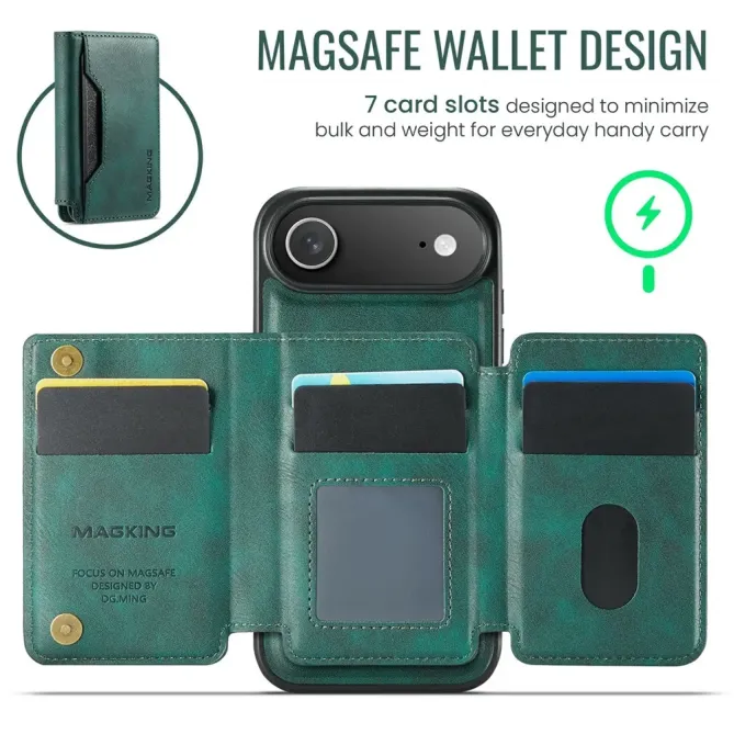 K3 Series | Coque iPhone Air Compatible MagSafe Style Cuir